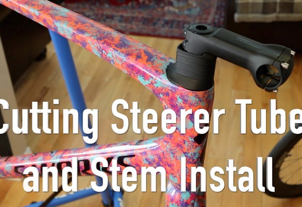Project Tarmac SL7 - Cutting Steerer Tube and Stem Install - YouTube