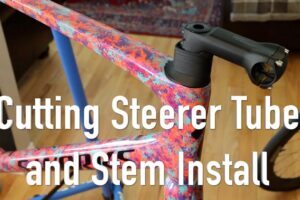 Project Tarmac SL7 - Cutting Steerer Tube and Stem Install - YouTube
